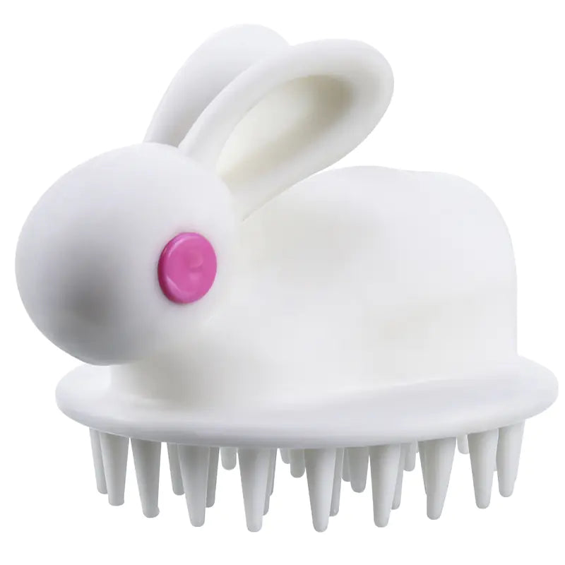 Soft Rubber Shampoo Brush for Kids' Scalp Massage